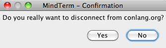 An image showing the logout request.